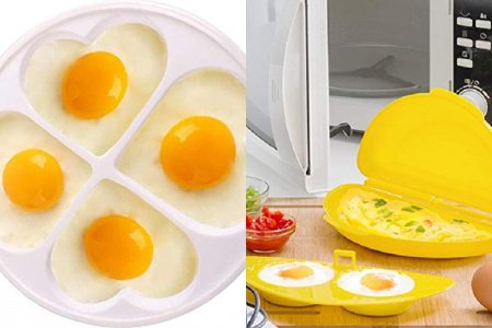 Microondas huevos fritos